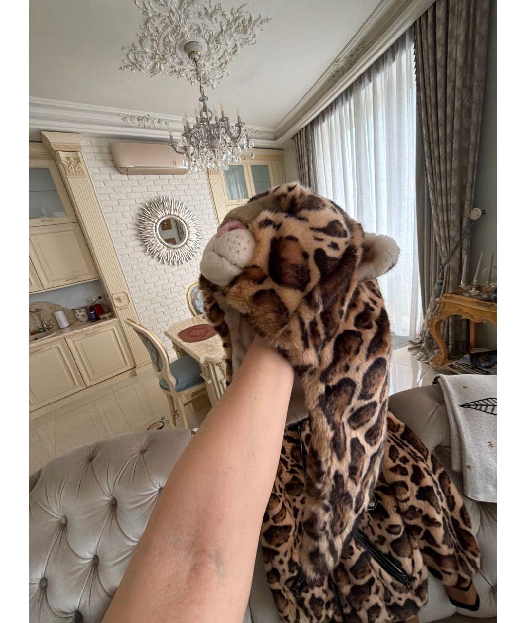 DOLCE&GABBANA Черная меховая куртка, фото 8