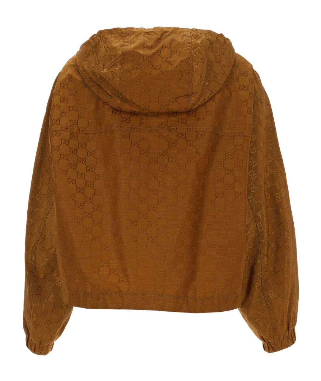 GUCCI Бежевая полиамидовая куртка, фото 2