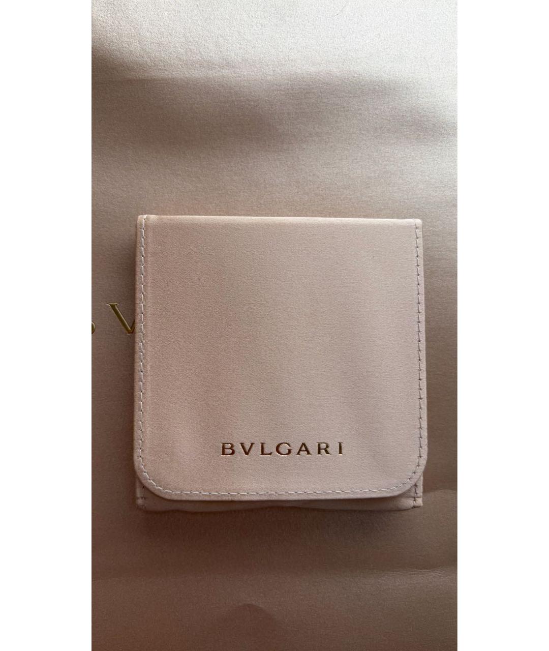 BVLGARI Бежевые серьги из розового золота, фото 5