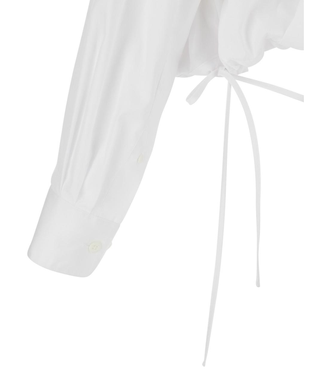 DRIES VAN NOTEN Белая хлопковая рубашка, фото 3