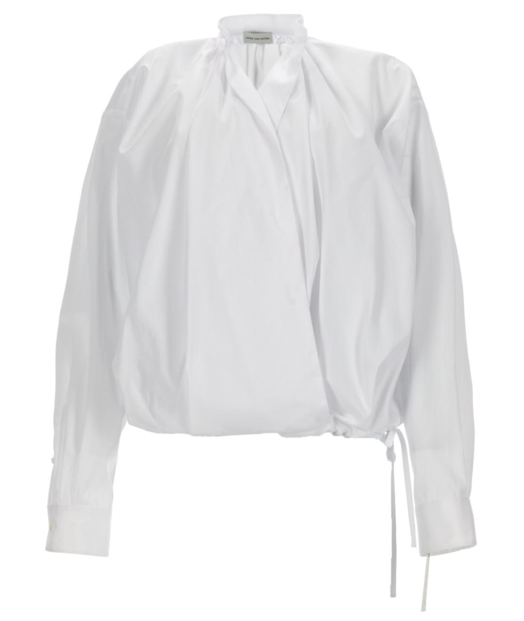 DRIES VAN NOTEN Белая хлопковая рубашка, фото 1