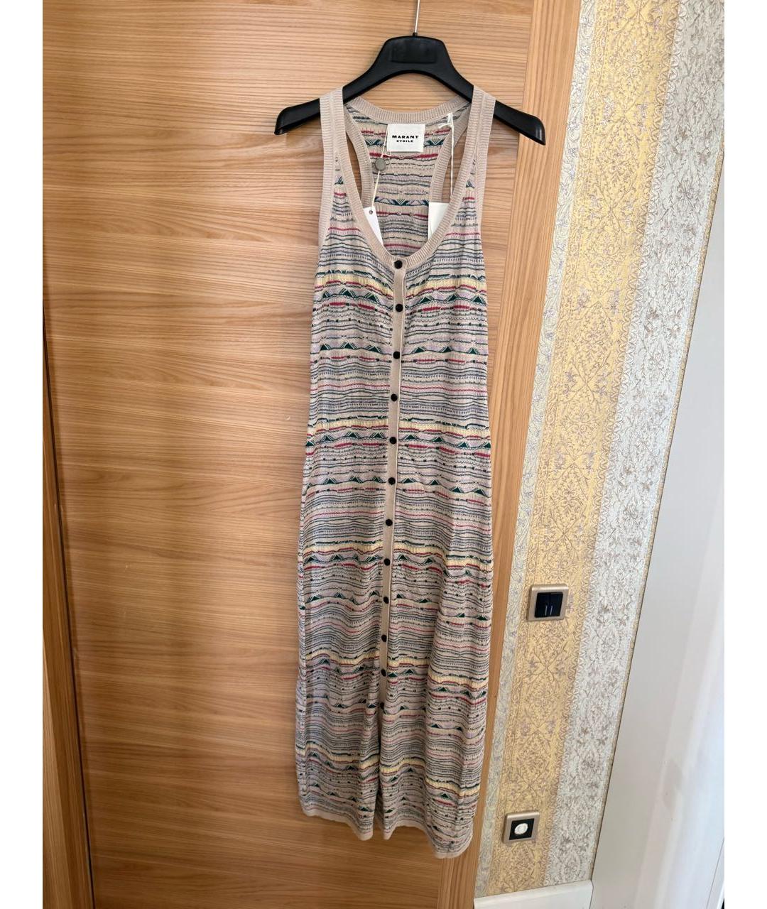 ISABEL MARANT ETOILE Мульти льняной сарафан, фото 2