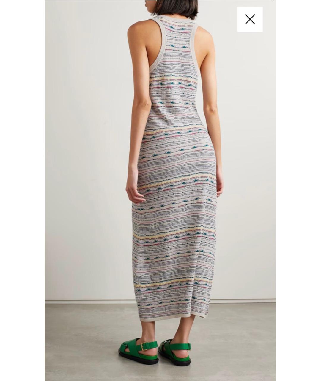 ISABEL MARANT ETOILE Мульти льняной сарафан, фото 8