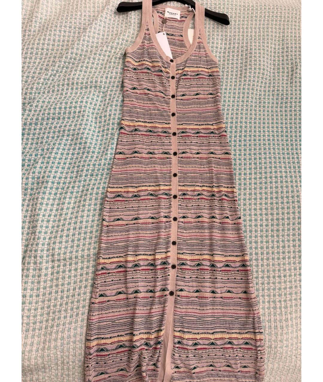 ISABEL MARANT ETOILE Мульти льняной сарафан, фото 6