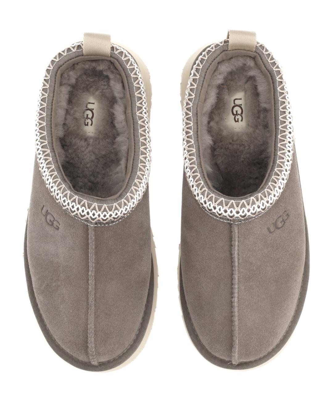 UGG AUSTRALIA Серые замшевые мюли, фото 6