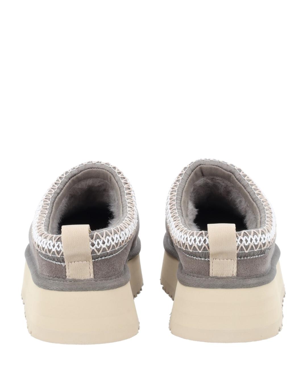 UGG AUSTRALIA Серые замшевые мюли, фото 4