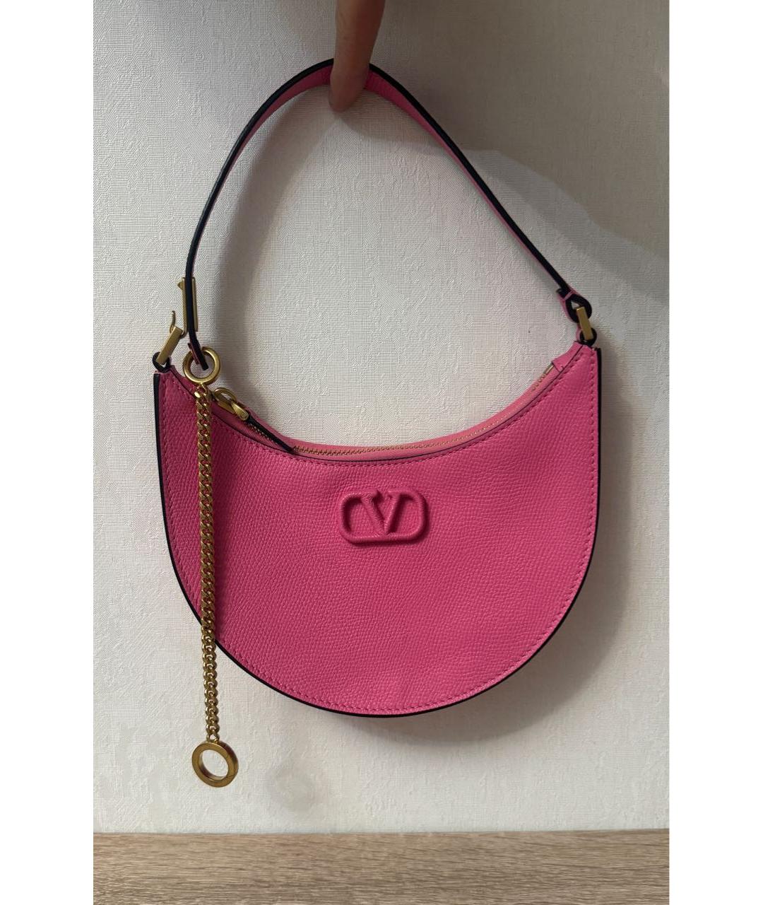 VALENTINO Кожаная сумка через плечо, фото 8