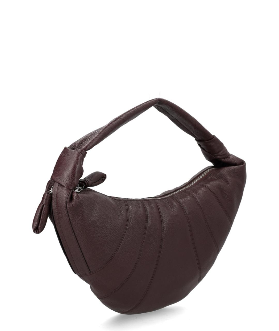 LEMAIRE Коричневая кожаная сумка через плечо, фото 3