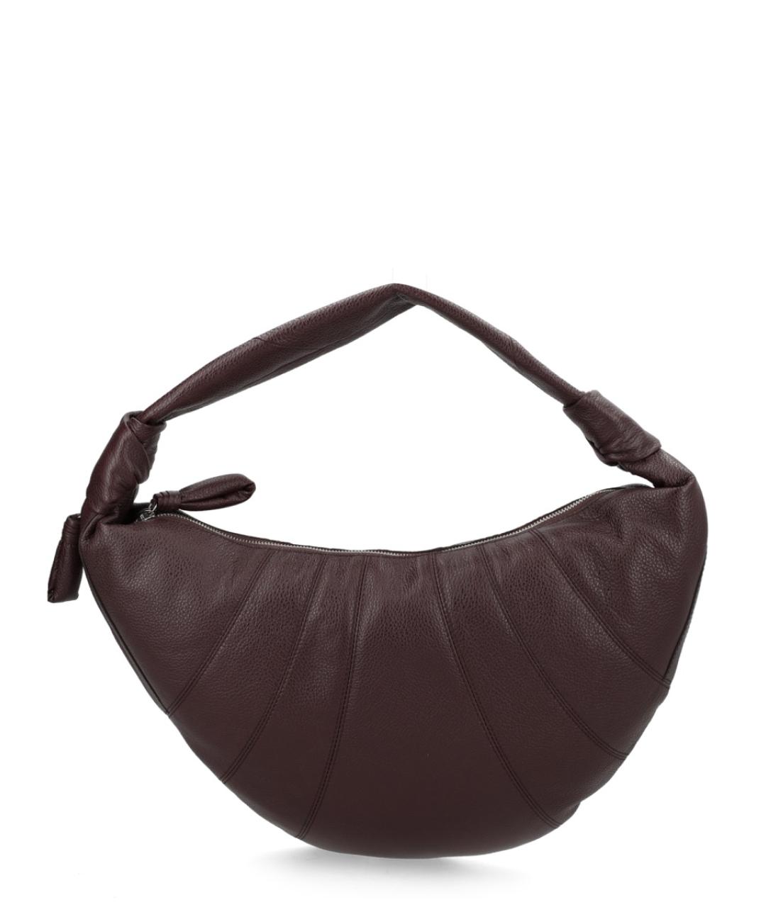 LEMAIRE Коричневая кожаная сумка через плечо, фото 1