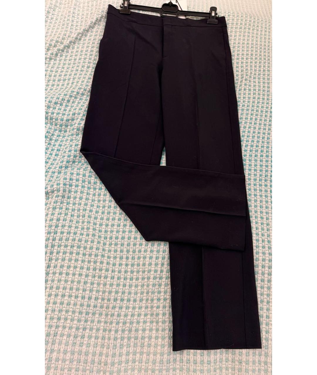 ISABEL MARANT ETOILE Черные вискозные прямые брюки, фото 2