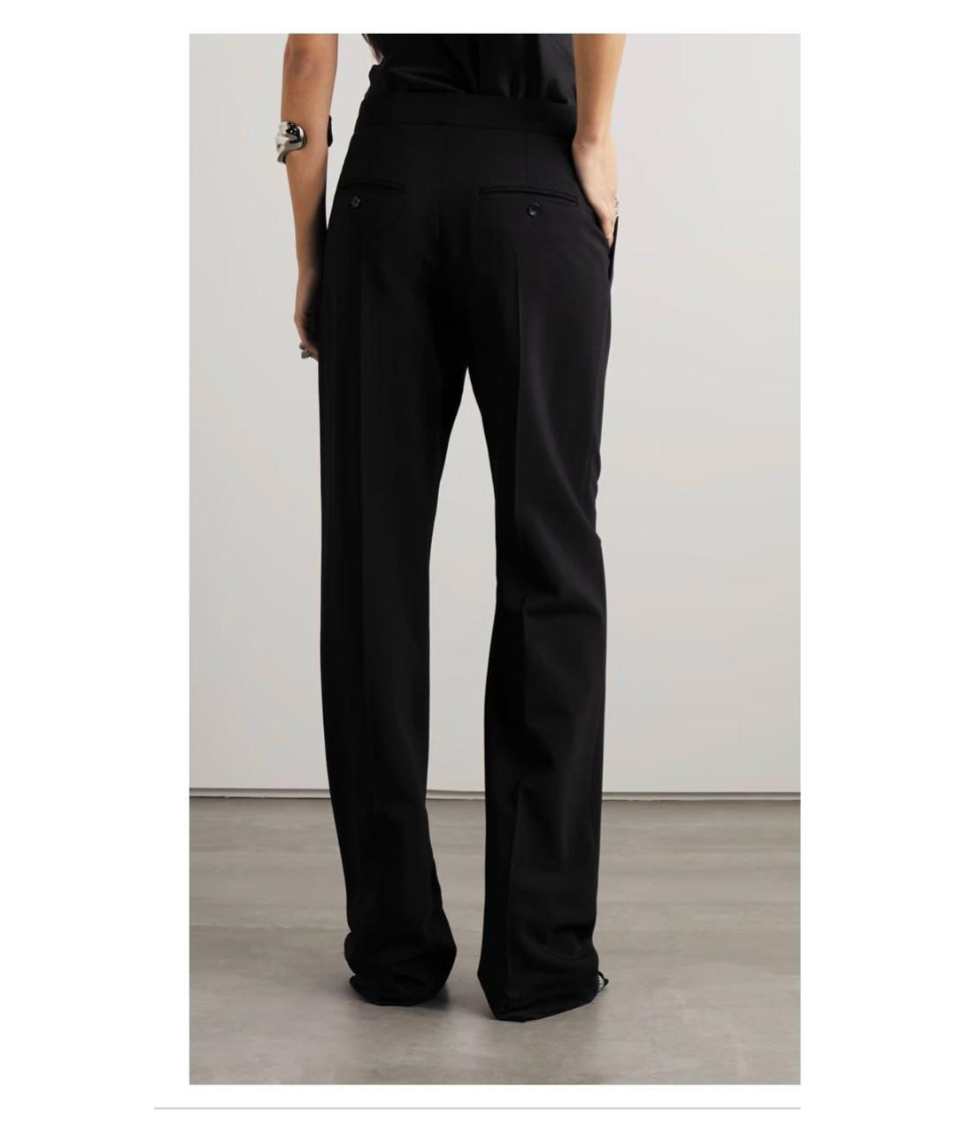 ISABEL MARANT ETOILE Черные вискозные прямые брюки, фото 7