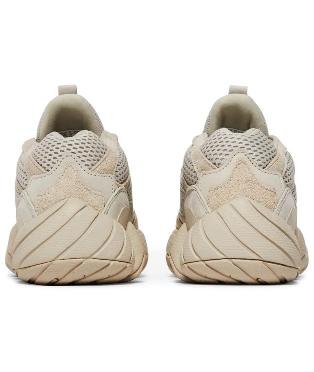 ADIDAS YEEZY Бежевые замшевые кеды, фото 4