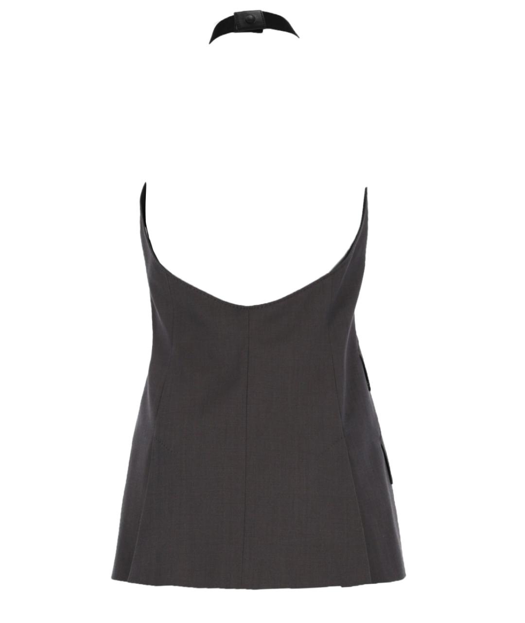 MAX MARA Серый шерстяной жакет/пиджак, фото 2