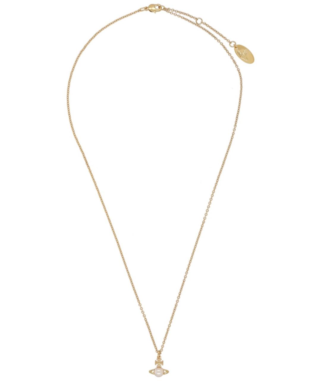 VIVIENNE WESTWOOD Золотая латунная подвеска, фото 1