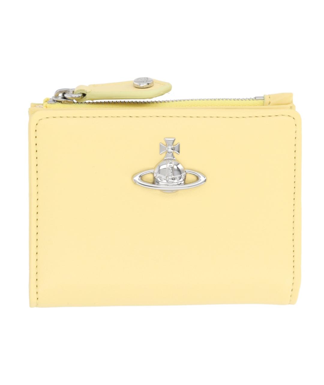 VIVIENNE WESTWOOD Желтый кошелек из искусственной кожи, фото 1