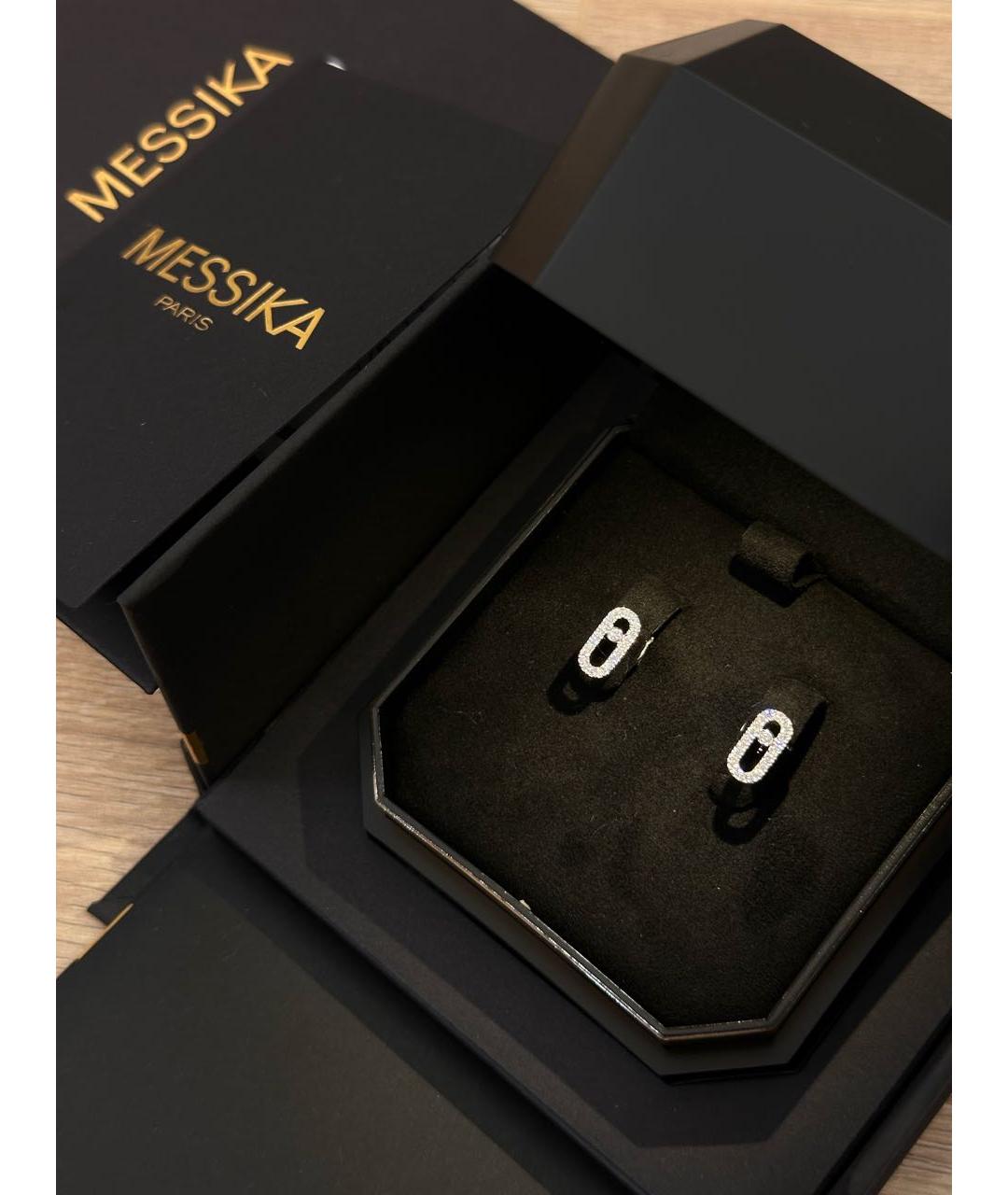 MESSIKA Серебряные серьги из белого золота, фото 4