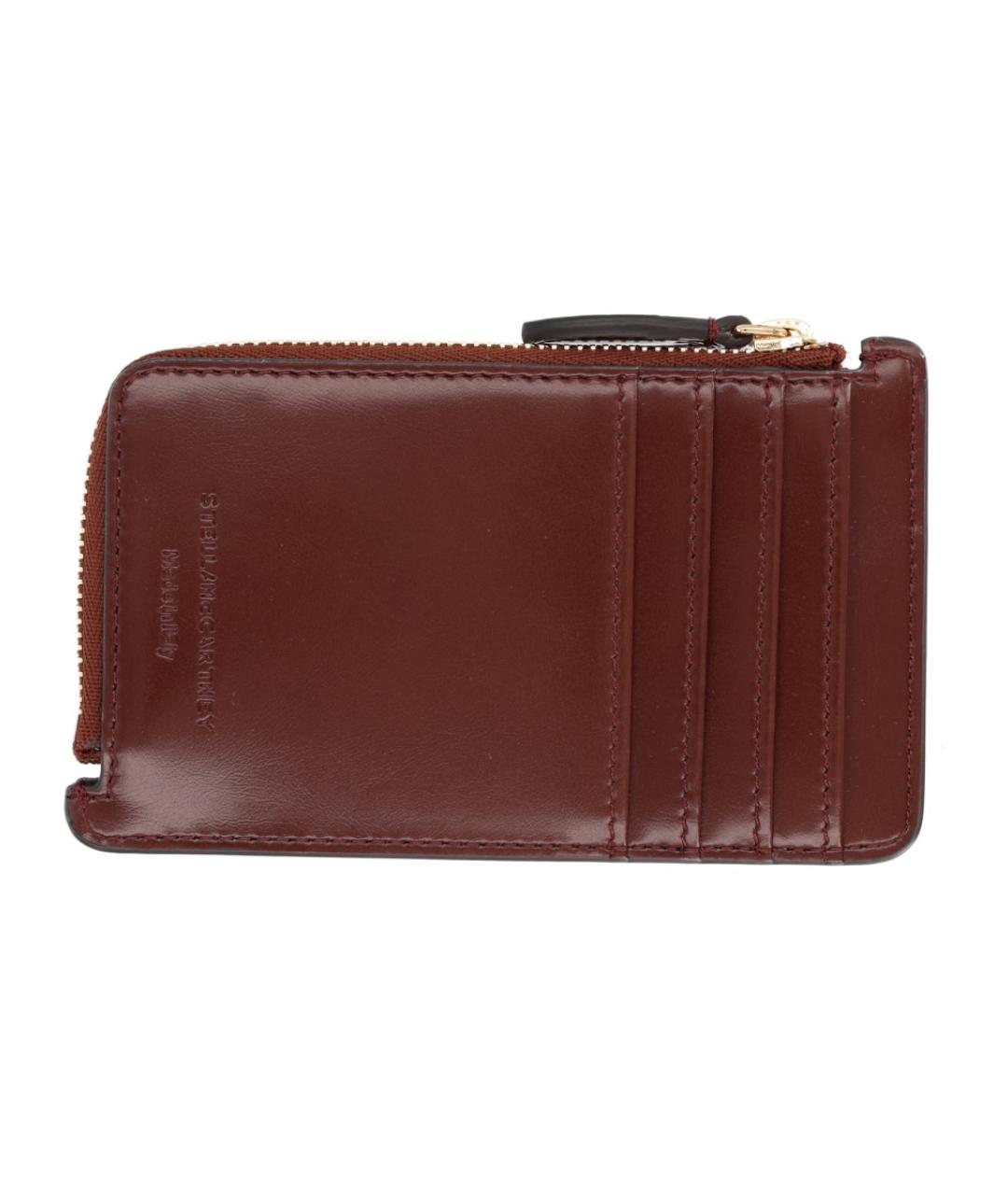 STELLA MCCARTNEY Бордовый кошелек из искусственной кожи, фото 2