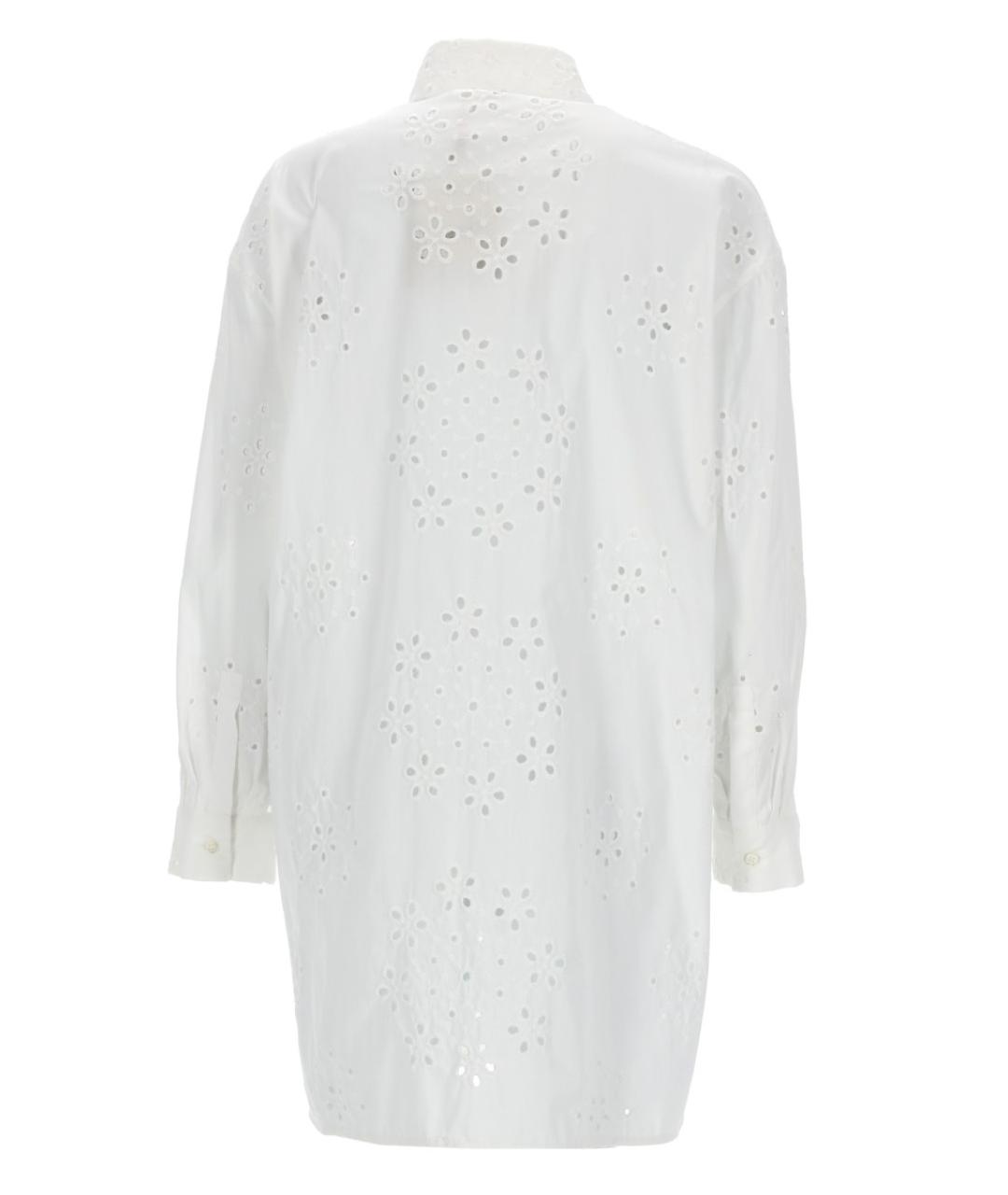 HERNO Белая хлопковая рубашка, фото 2