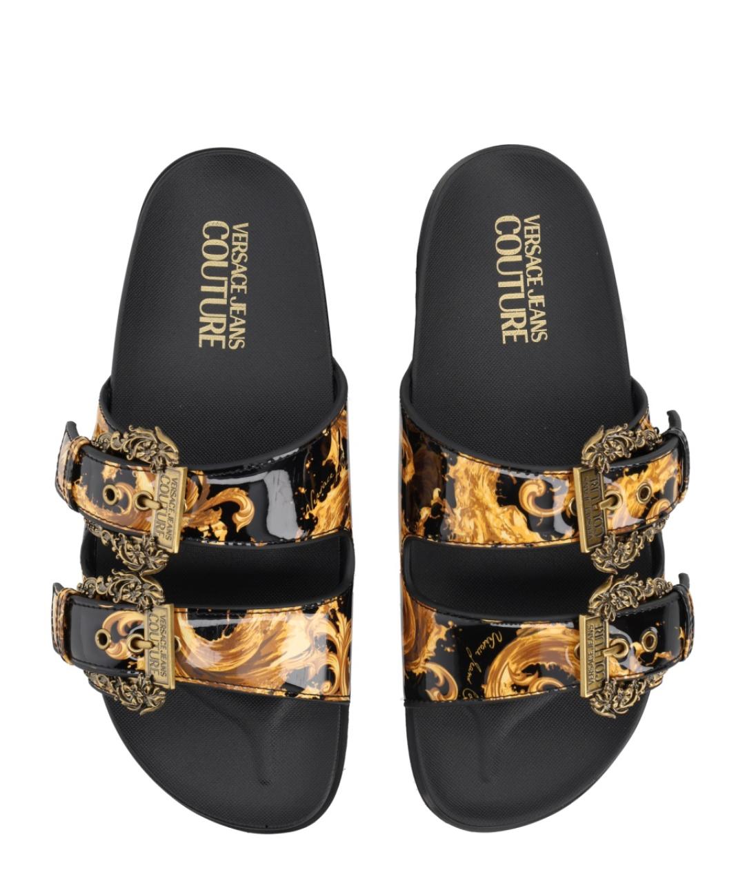 VERSACE JEANS COUTURE Мульти шлепанцы, фото 6