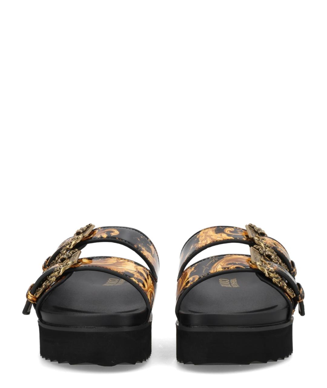 VERSACE JEANS COUTURE Мульти шлепанцы, фото 3