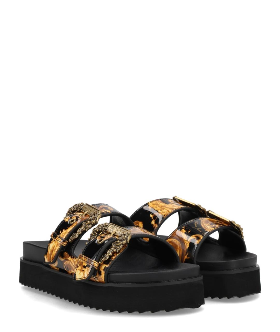 VERSACE JEANS COUTURE Мульти шлепанцы, фото 2