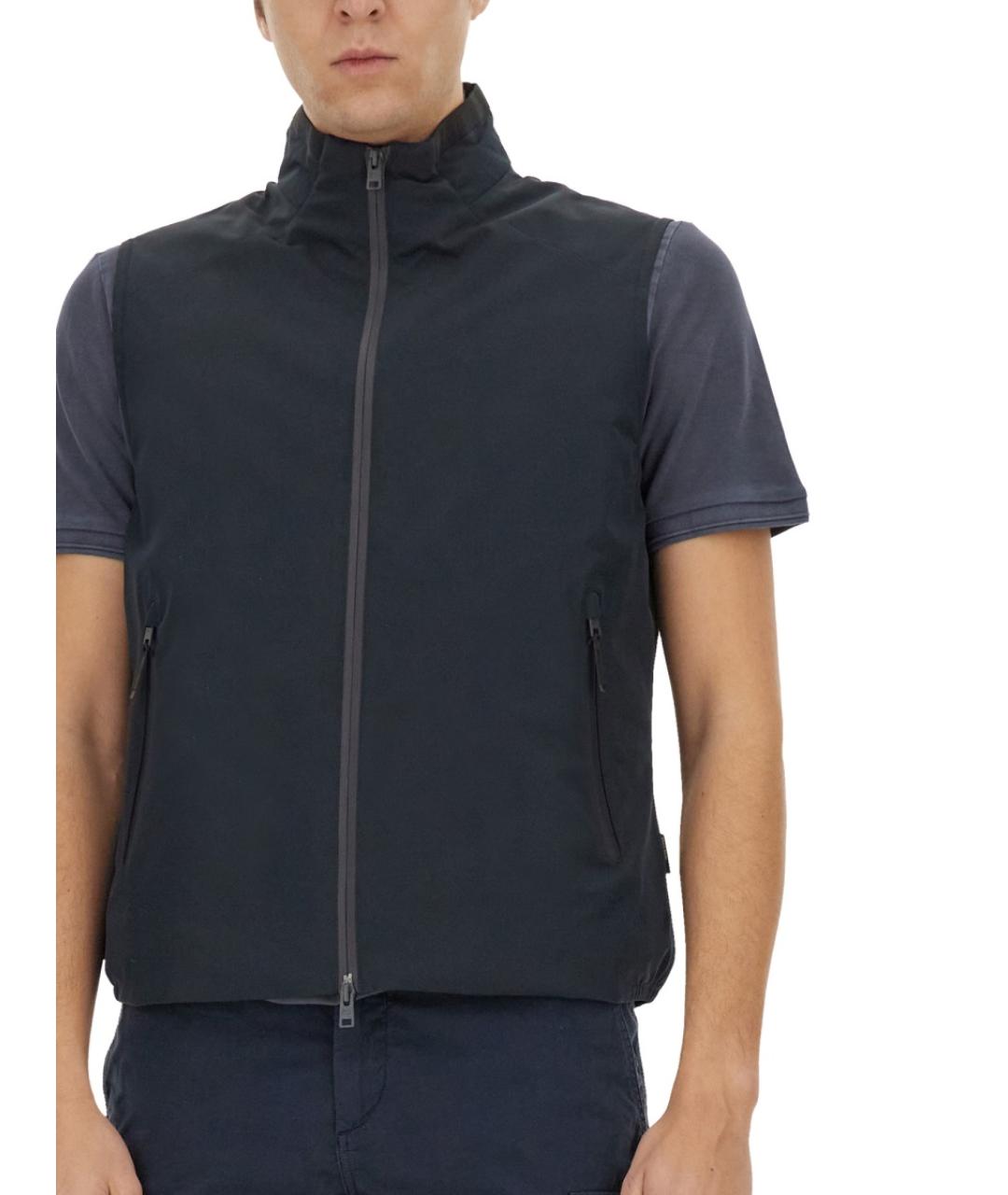 WOOLRICH Темно-синий полиэстеровый жилет, фото 4