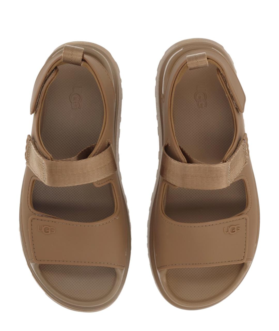 UGG AUSTRALIA Коричневые босоножки, фото 5