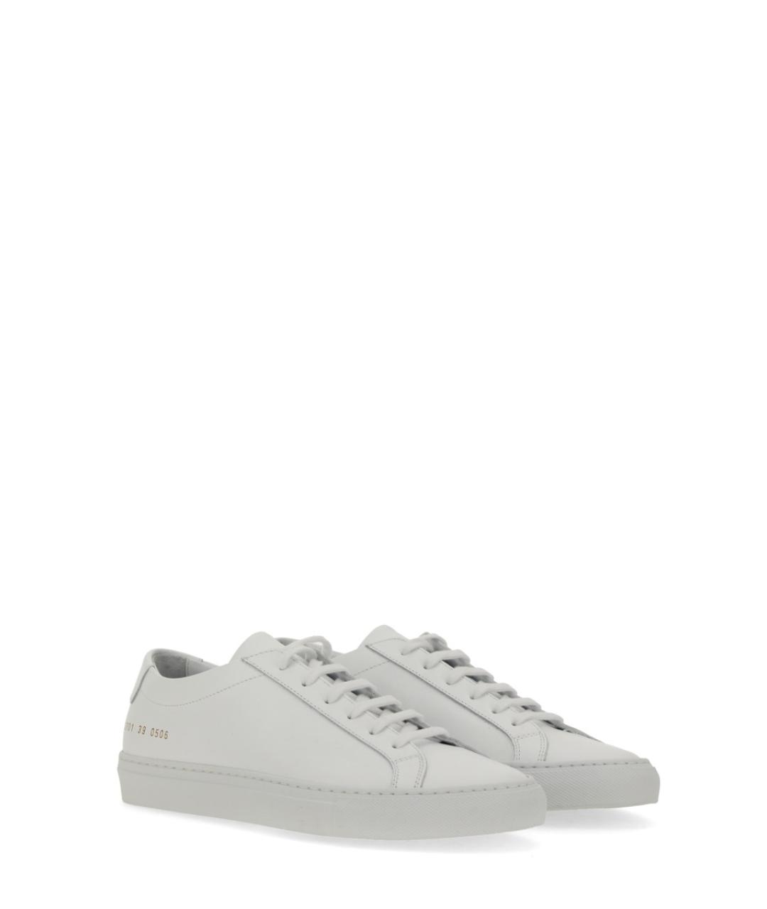 COMMON PROJECTS Белые кожаные кеды, фото 2