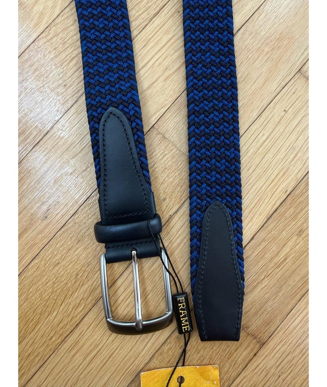 FRAME Синий пелетеный ремень, фото 2