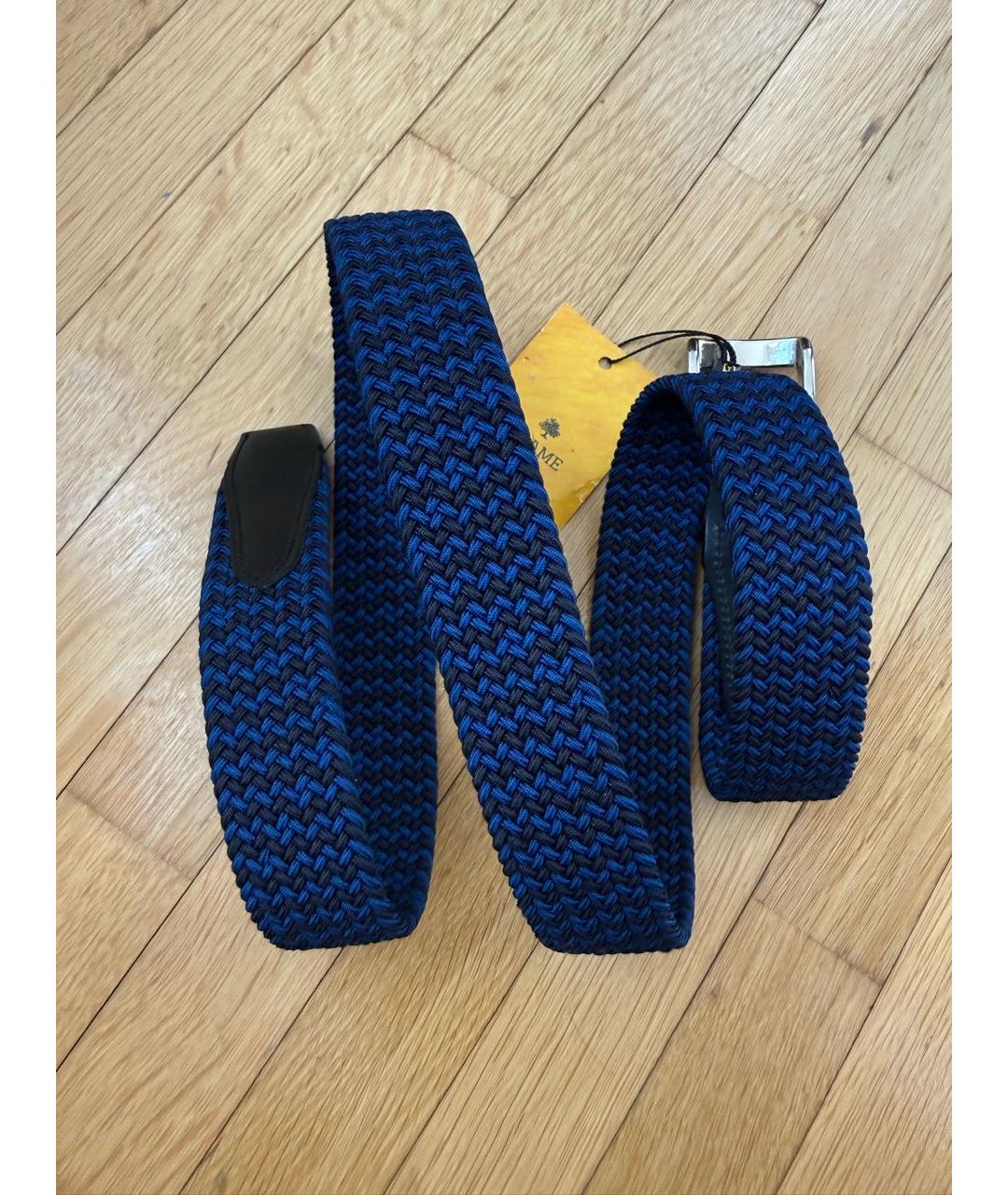 FRAME Синий пелетеный ремень, фото 5