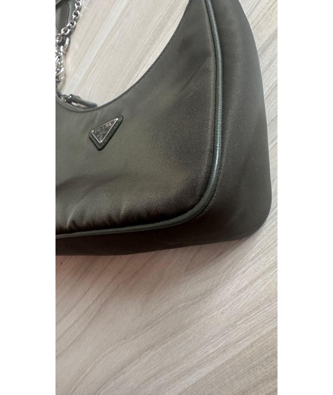 PRADA Хаки сумка через плечо, фото 3