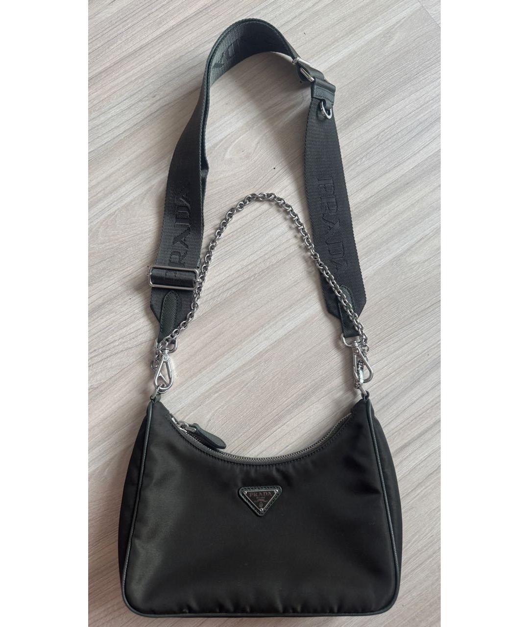 PRADA Хаки сумка через плечо, фото 8