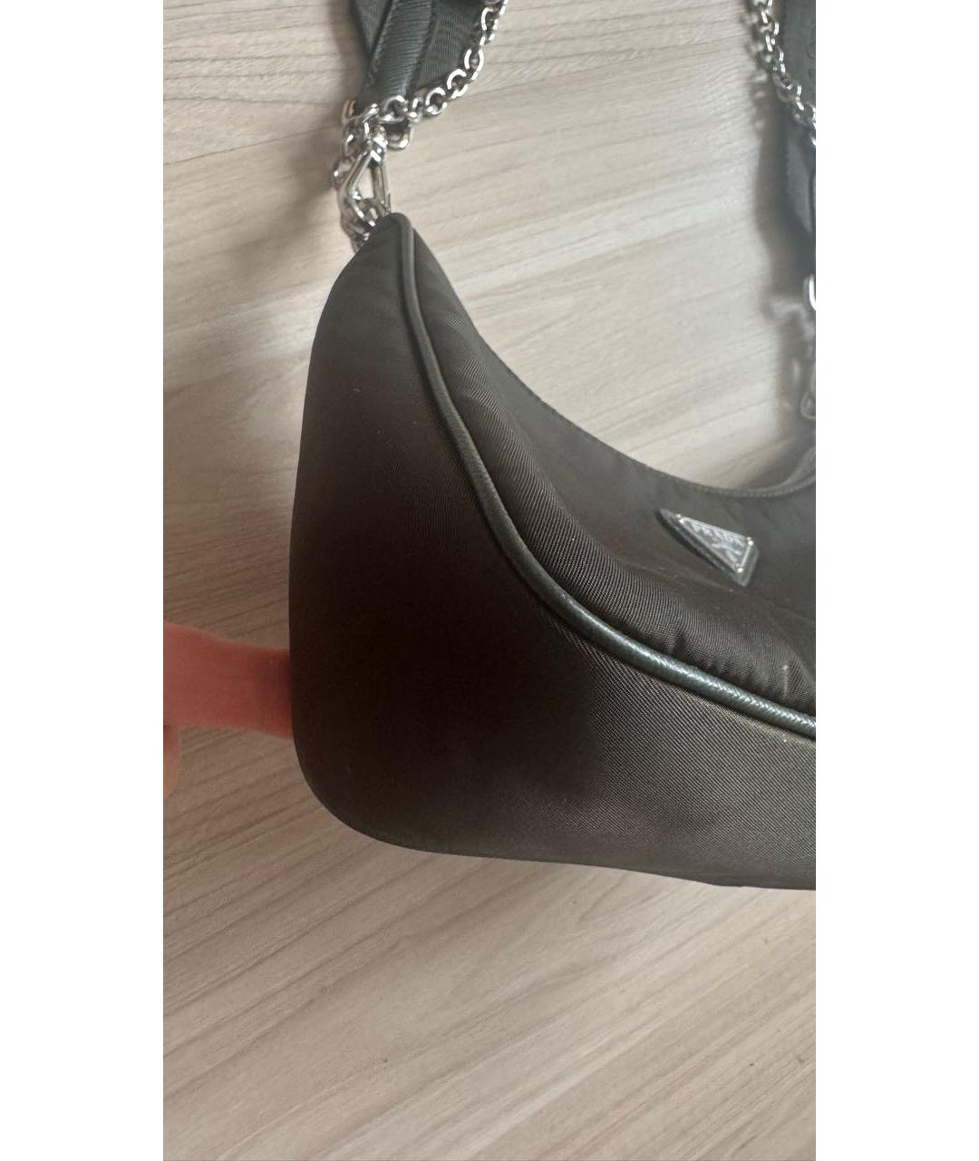 PRADA Хаки сумка через плечо, фото 4