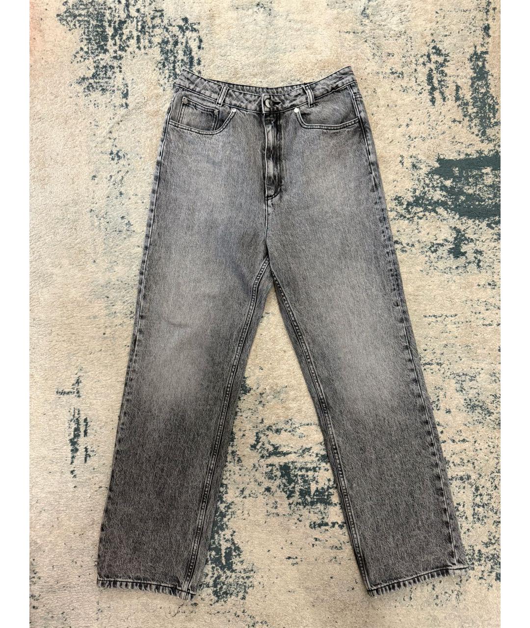 SANDRO Серые хлопковые прямые джинсы, фото 8