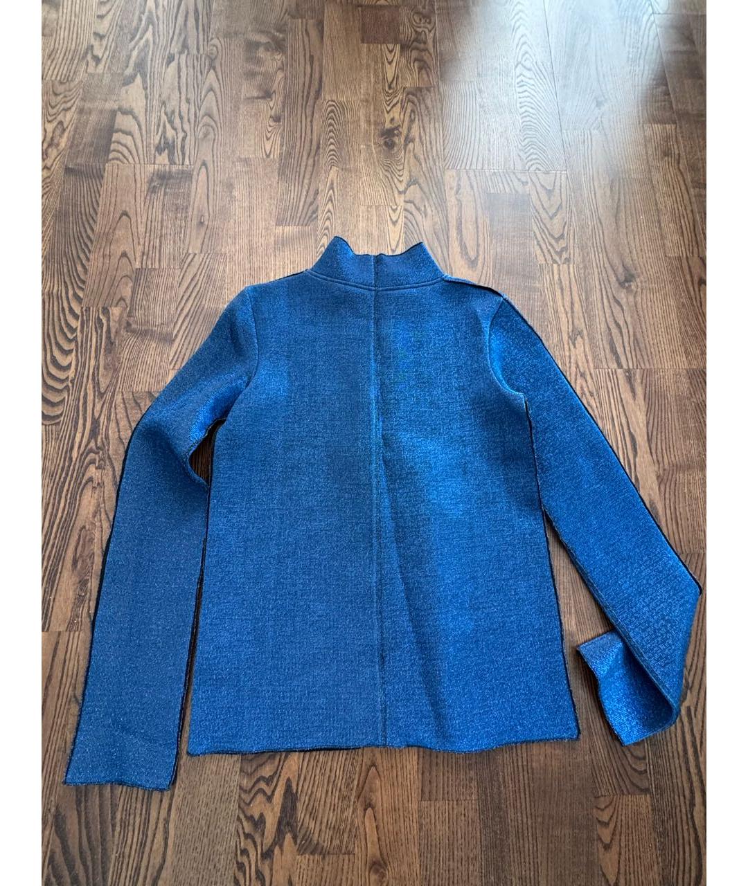 GOLDEN GOOSE DELUXE BRAND Синяя полиуретановая водолазка, фото 2