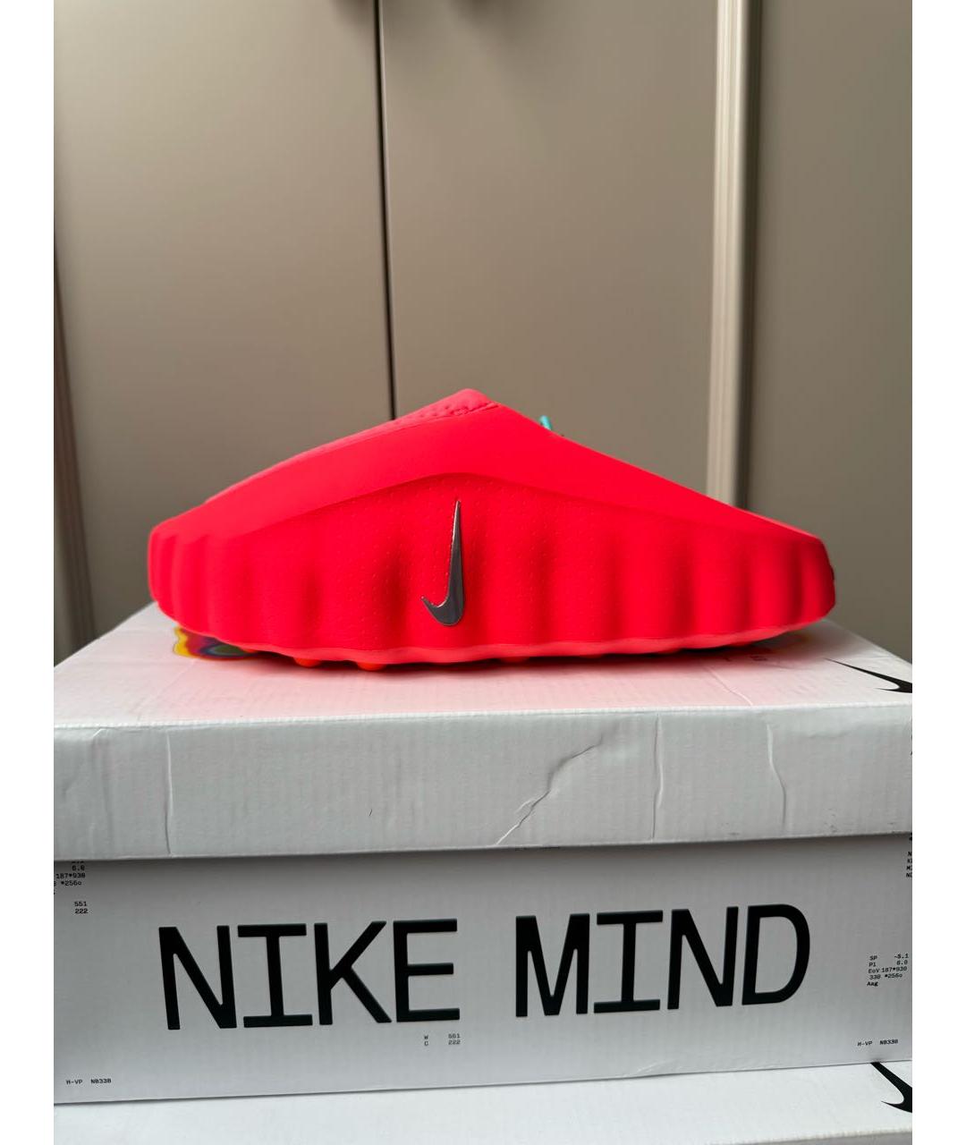 NIKE Красные мюли, фото 5