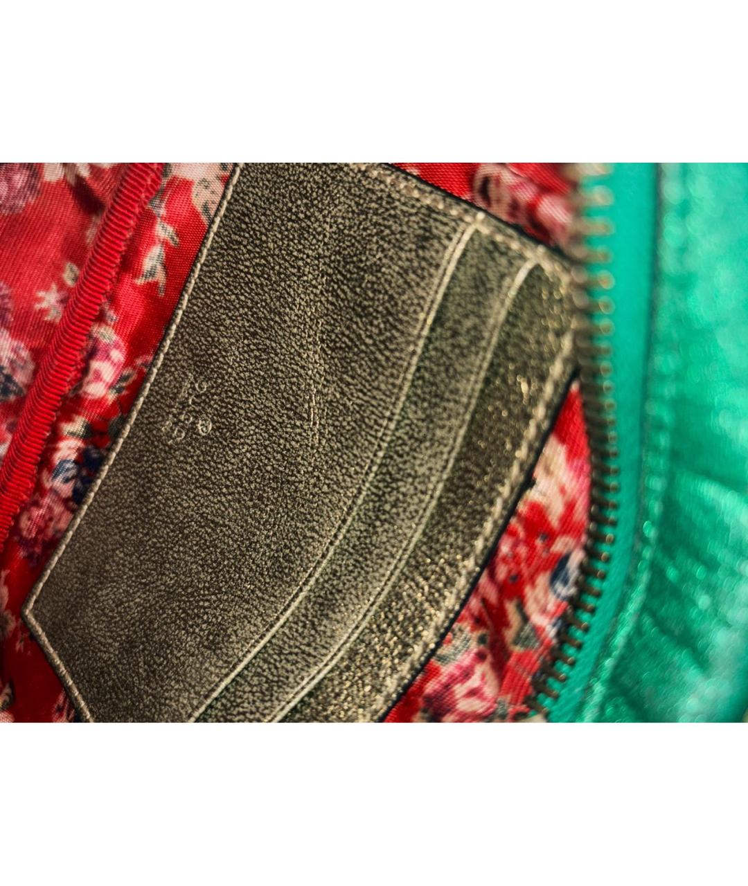 GUCCI Красная кожаная сумка через плечо, фото 4