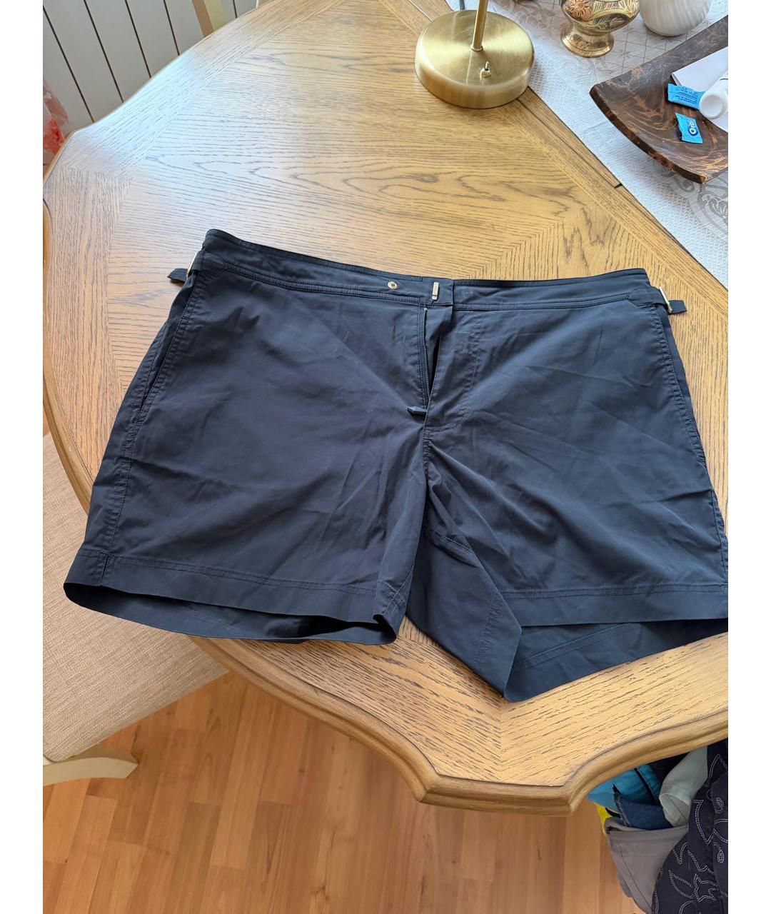 TOM FORD Черные синтетические шорты, фото 6