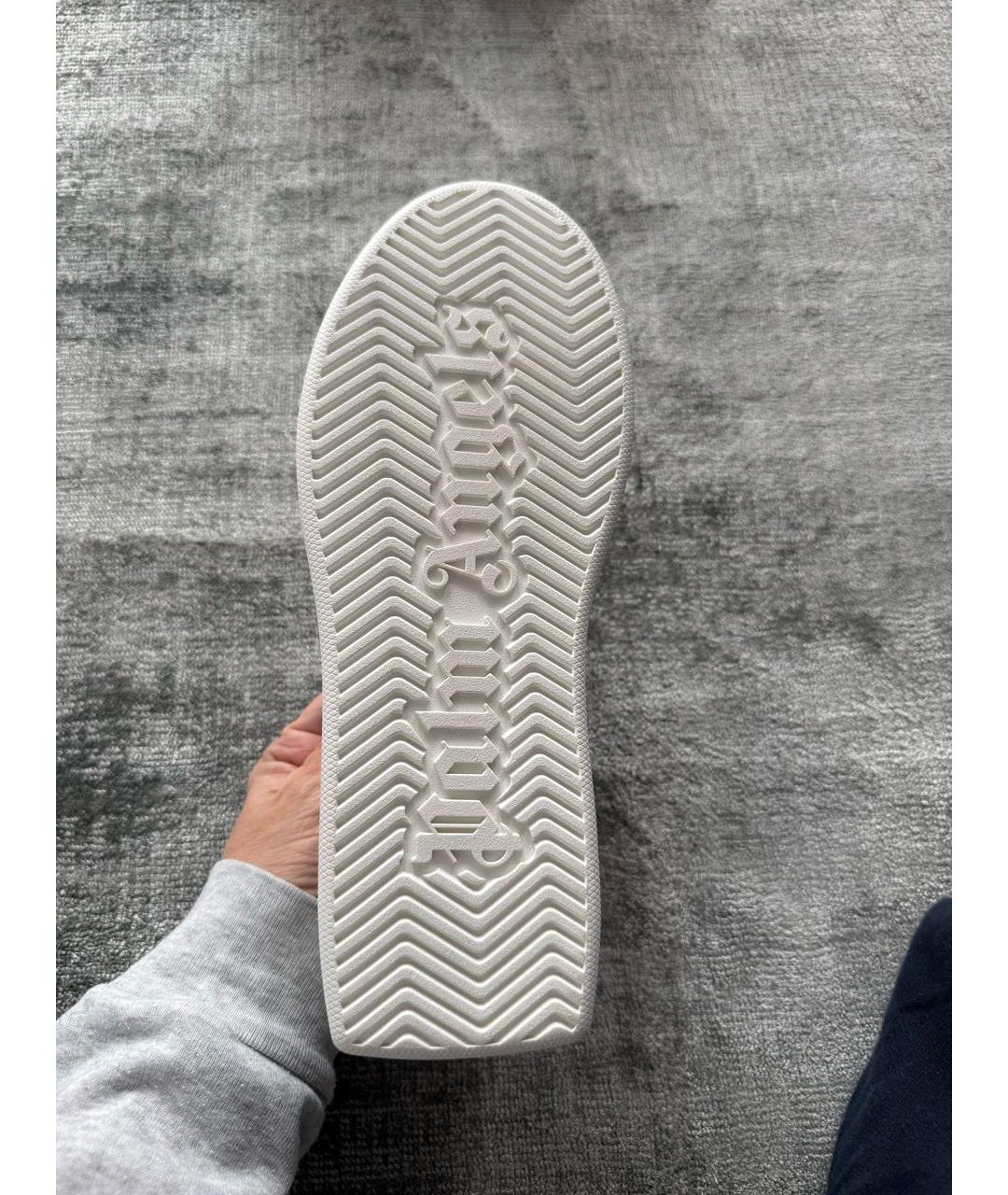 PALM ANGELS Белые кожаные кеды, фото 7