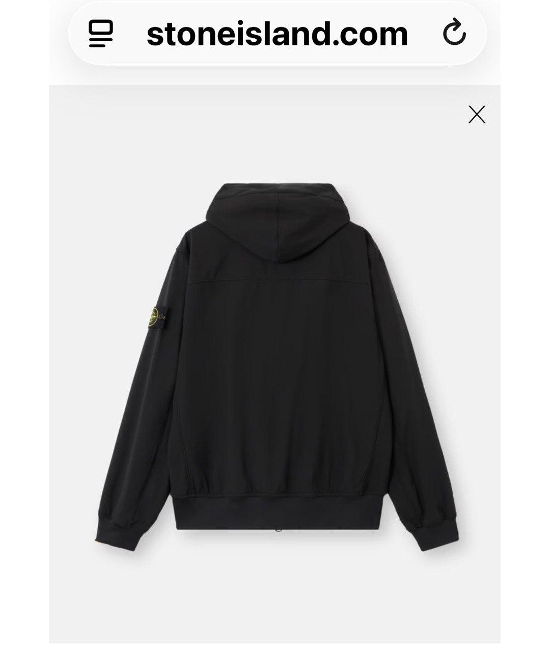 STONE ISLAND Черная куртка, фото 6