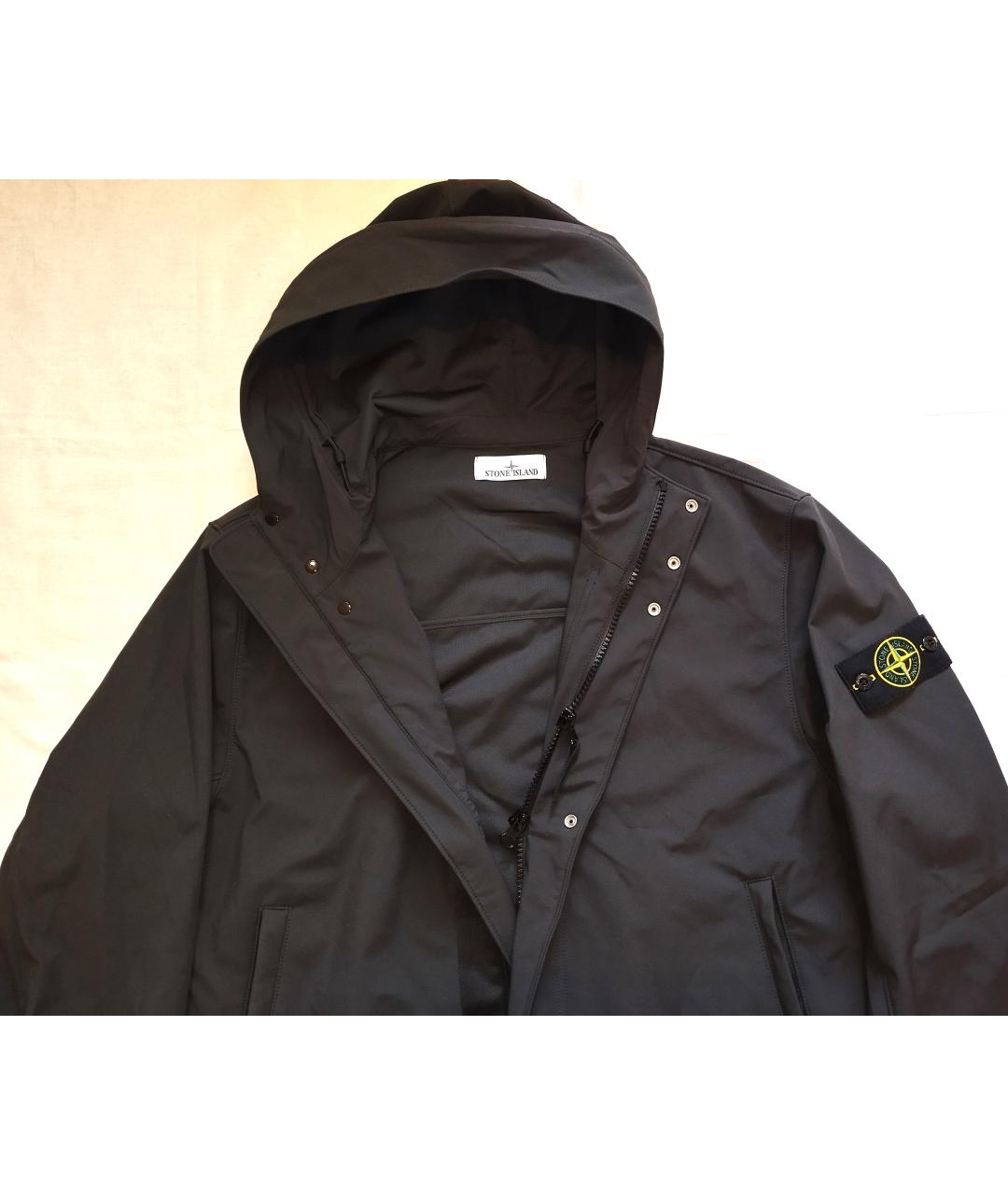 STONE ISLAND Черная куртка, фото 3