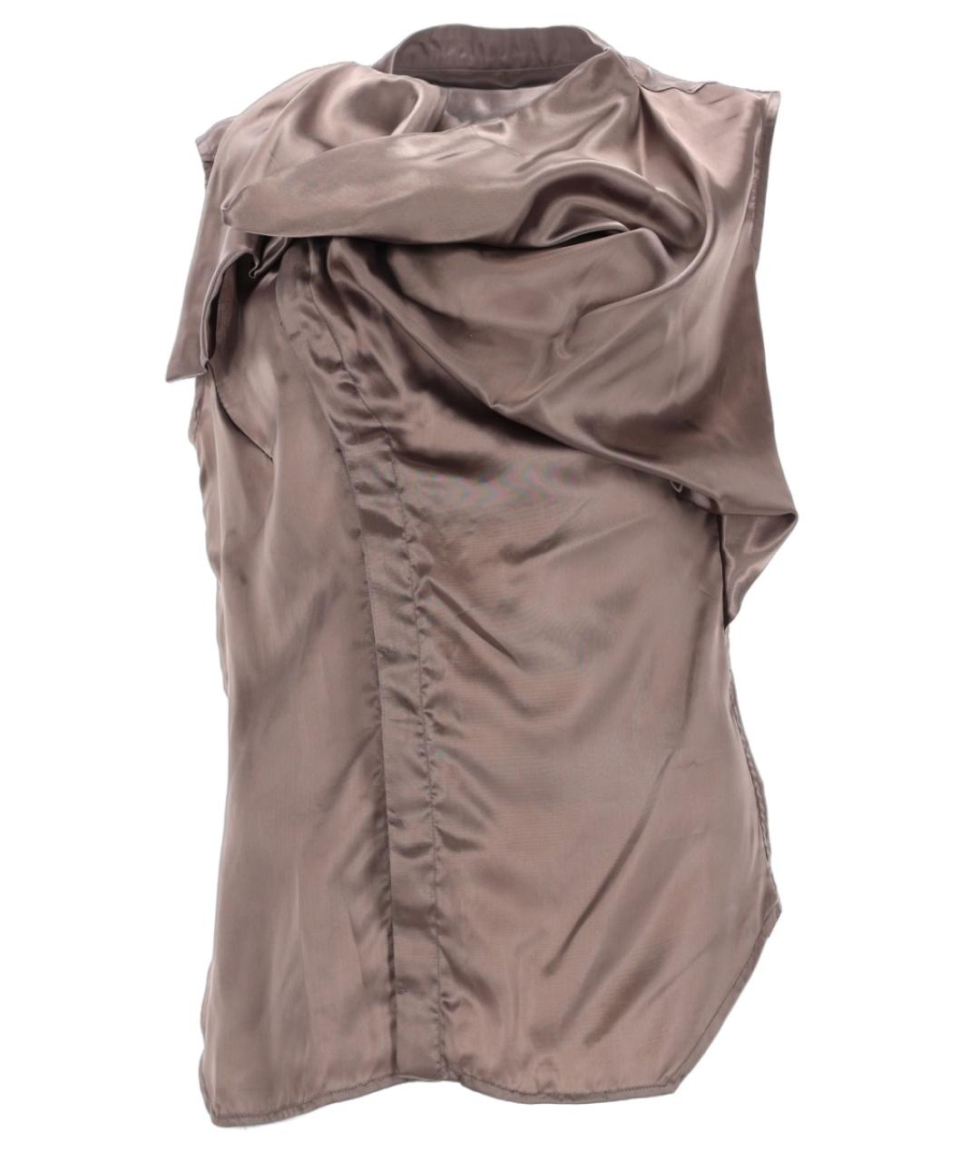 RICK OWENS Серая рубашка, фото 1