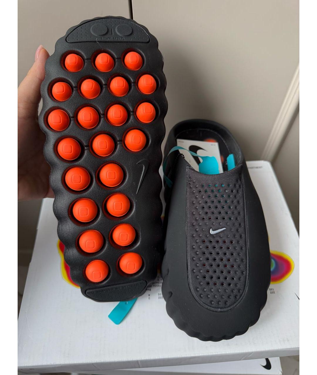 NIKE Черные мюли, фото 3