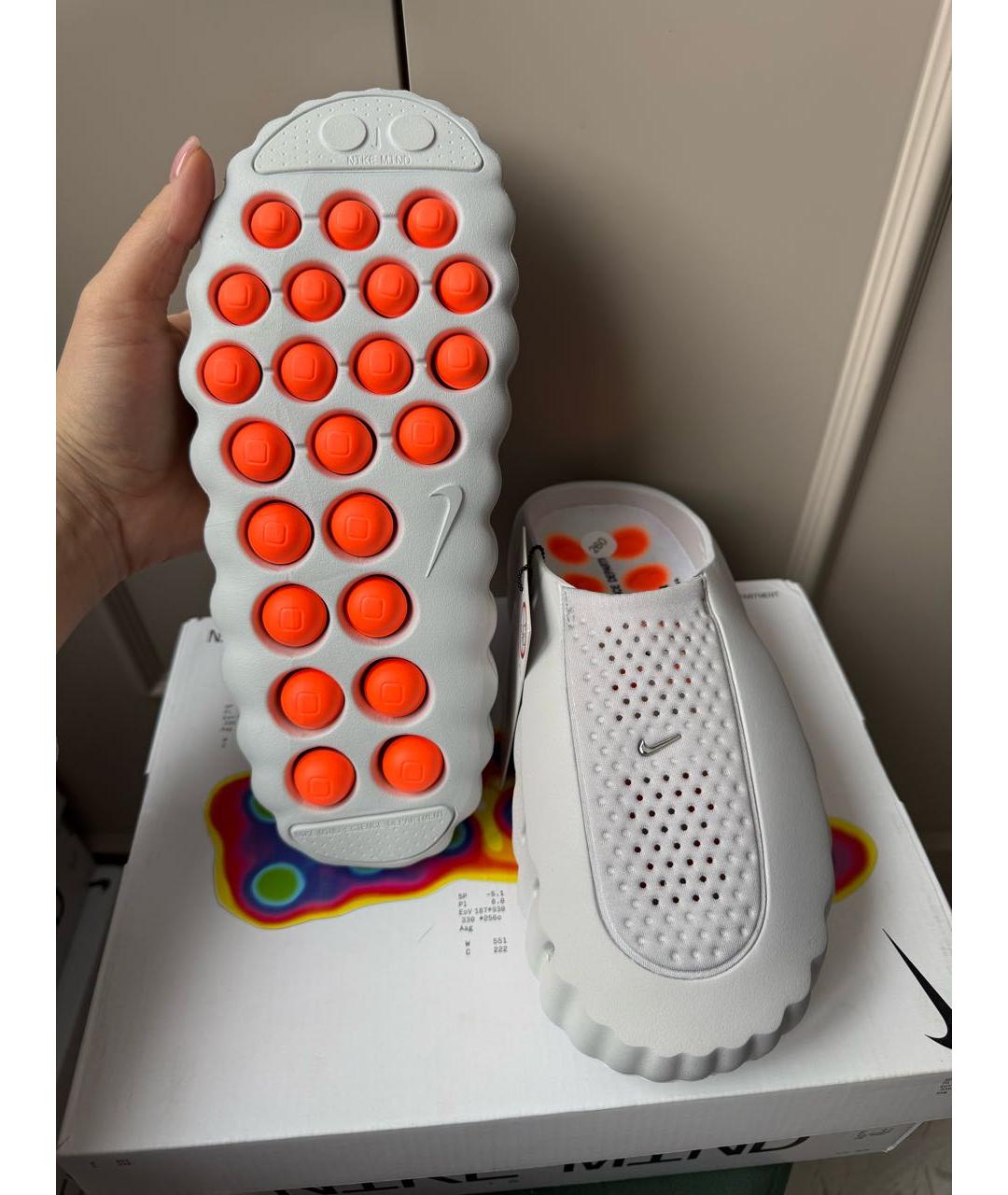 NIKE Серые мюли, фото 3