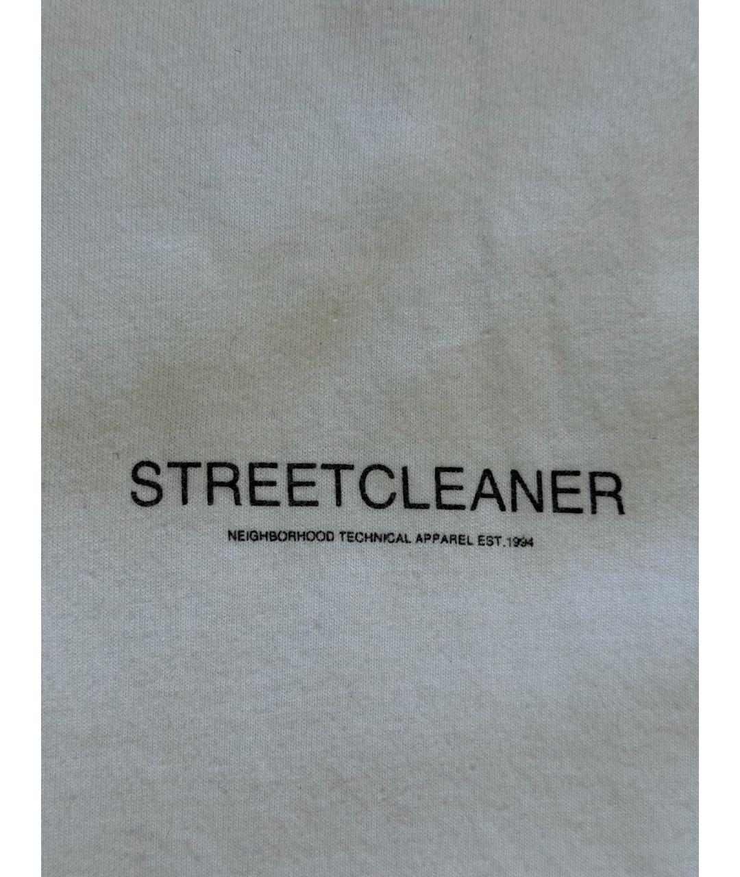 NEIGHBORHOOD Белая хлопковая футболка, фото 2