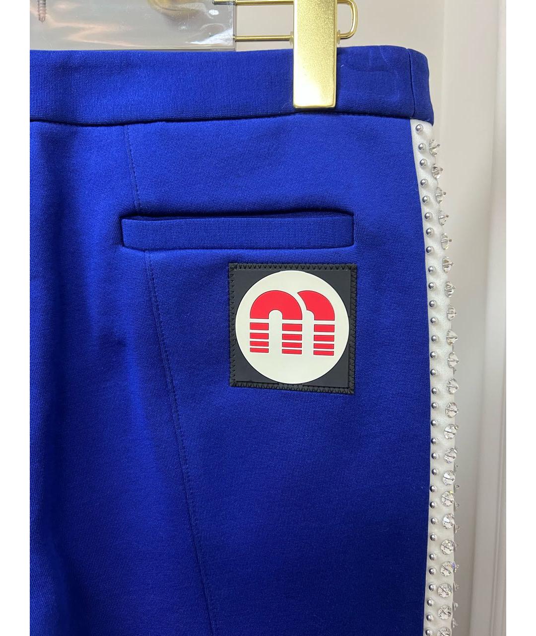 MIU MIU Мульти брюки узкие, фото 4