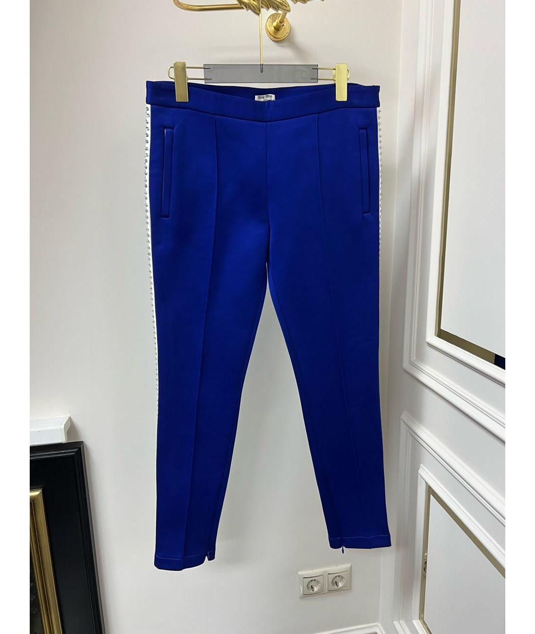 MIU MIU Мульти брюки узкие, фото 2