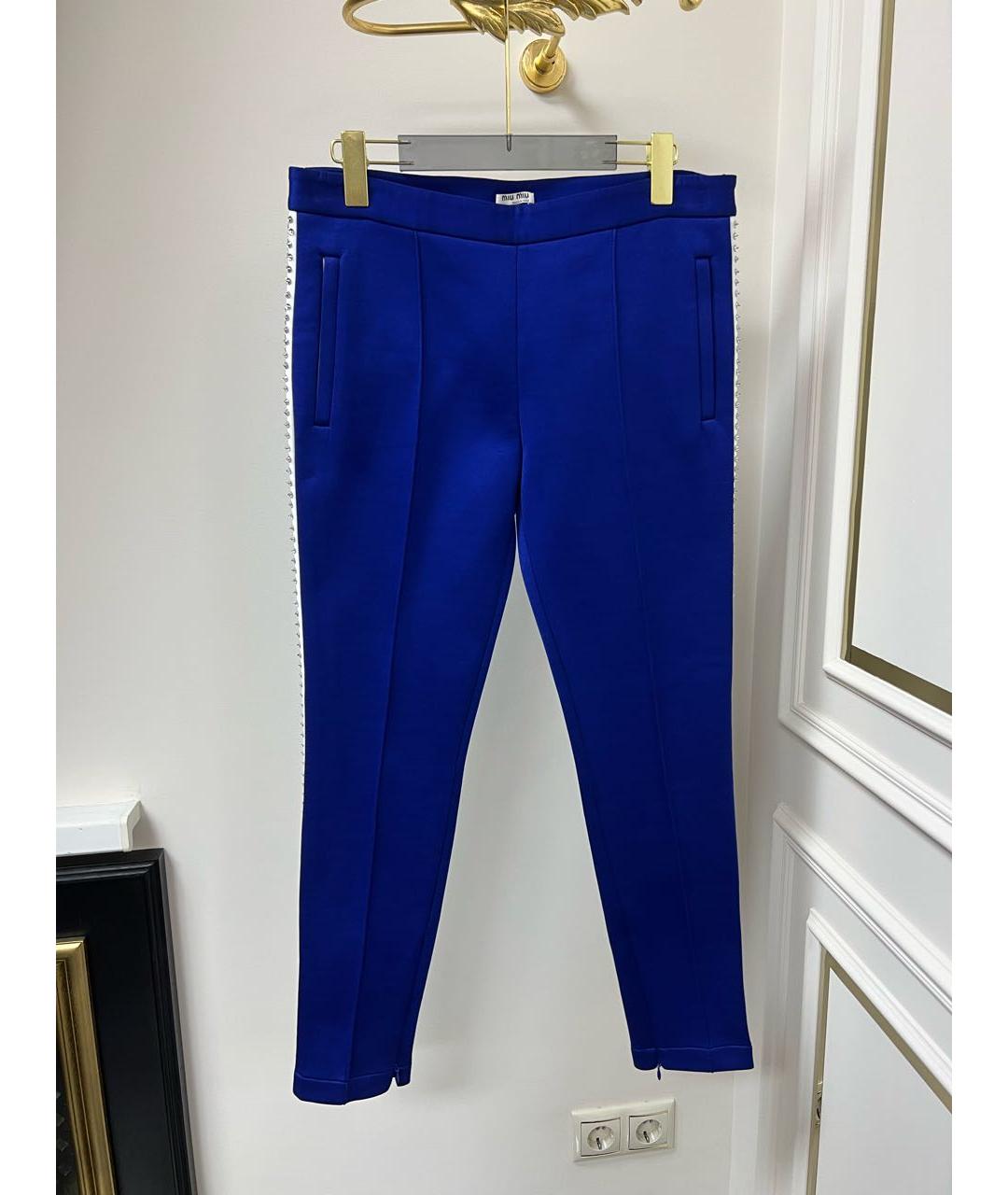 MIU MIU Мульти брюки узкие, фото 7