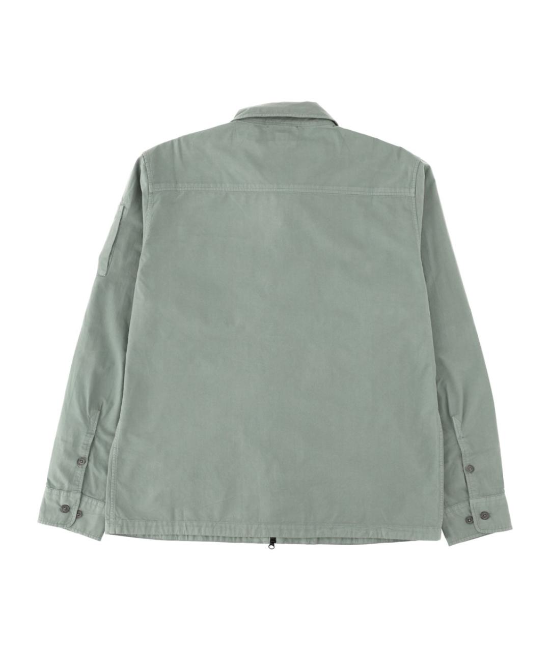 CP COMPANY Зеленая хлопковая куртка, фото 2