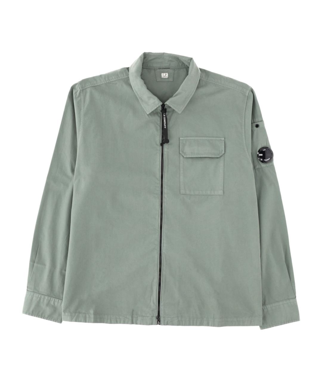 CP COMPANY Зеленая хлопковая куртка, фото 1